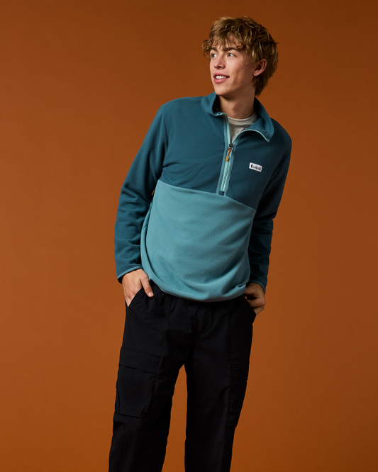 Amado Fleece Pullover - Men's - Ocean/Everglade - US 5372