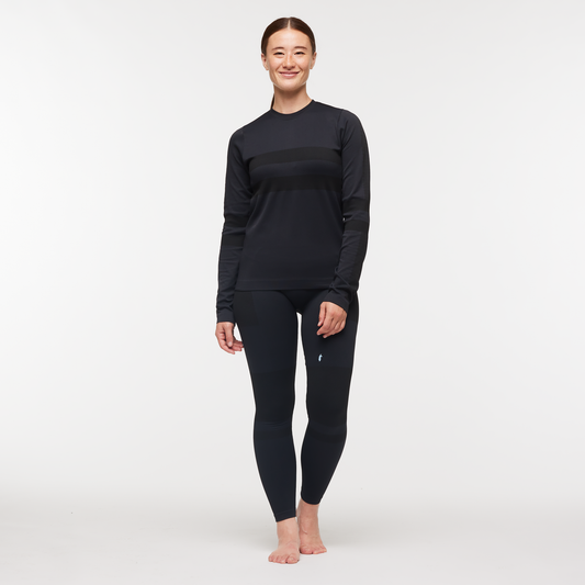 Debajo Seamless Baselayer Crew - Women's - Cotopaxi Black - US 1334
