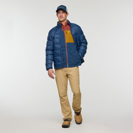 Abrazo Fleece Full-Zip Jacket - Men's - Nutmeg/Deep Sea - US 5516
