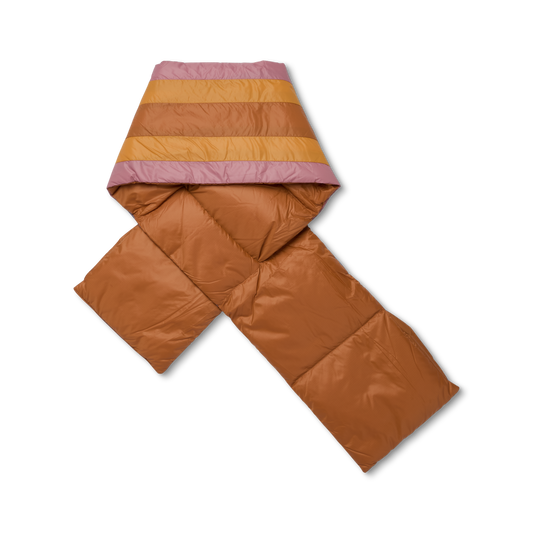 Fuego Down Scarf - Sienna Stripes - US 8518