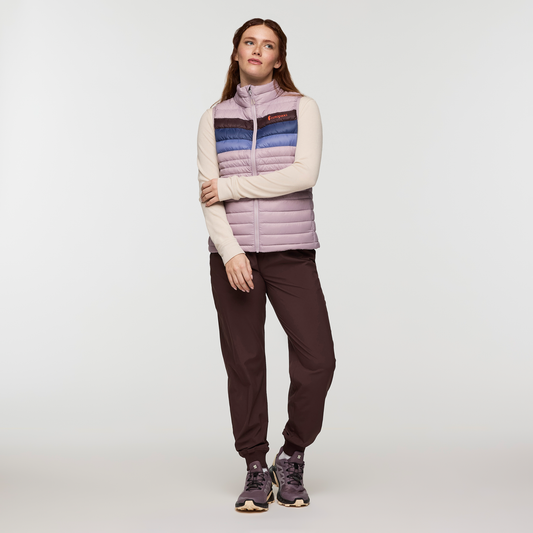 Fuego Down Vest - Women's - Quartz Stripes - US 8016