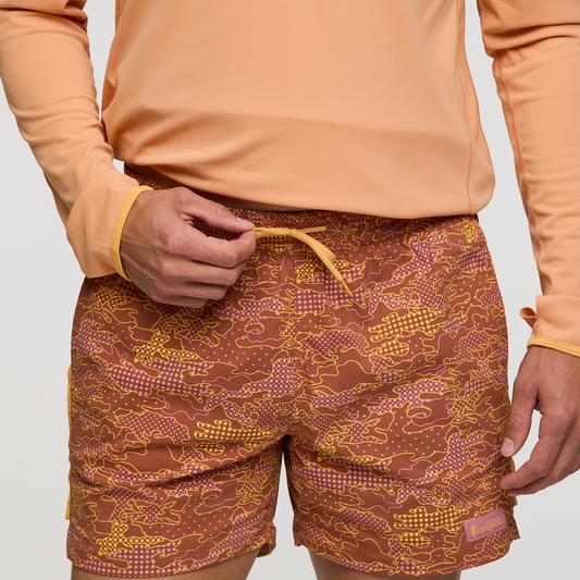 Brinco 5" Short - Print - Men's - Scenic Route Faded Brick - US 8129