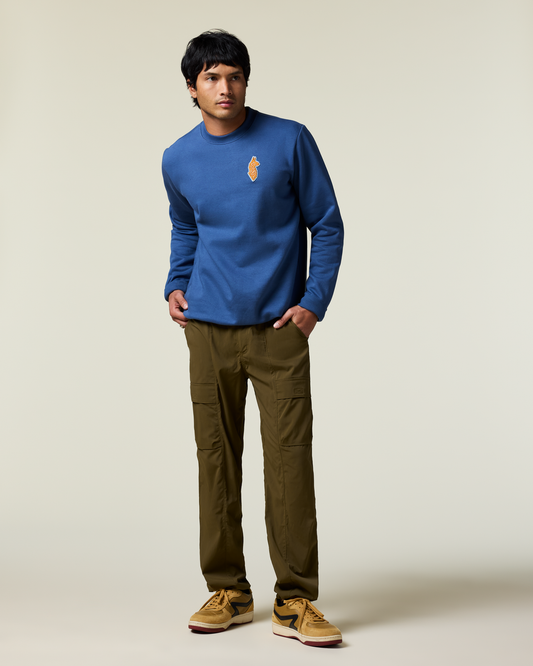 Lava Llama Crew Sweatshirt - Men's - Deep Sea - US 2325