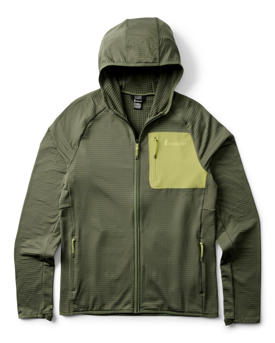 Otero Fleece Full-Zip Hooded Jacket - Men's - Fatigue - US 5980