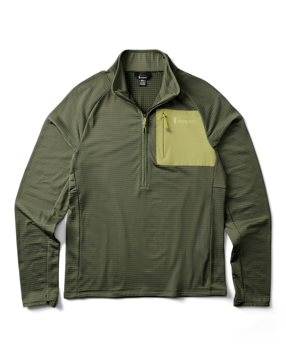 Otero Fleece Half-Zip Pullover - Men's - Fatigue - US 5193