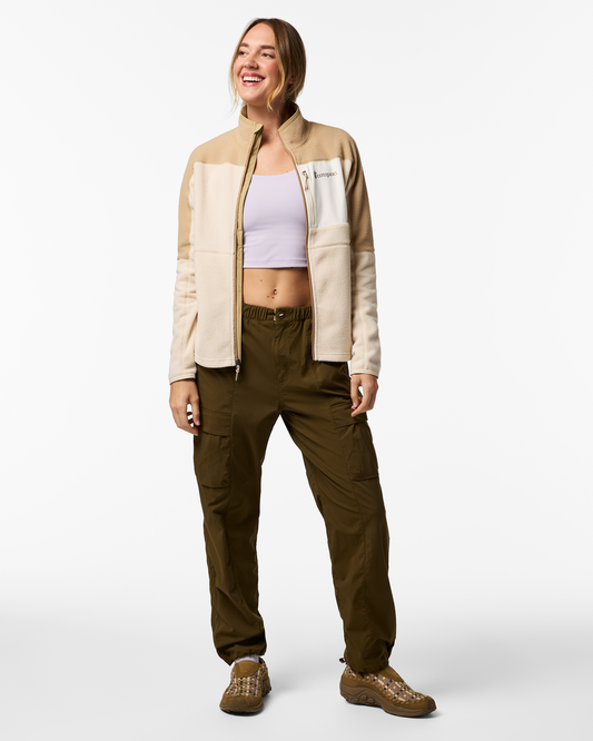Abrazo Fleece Full-Zip Jacket - Women's - Khaki/Cream - US 7100