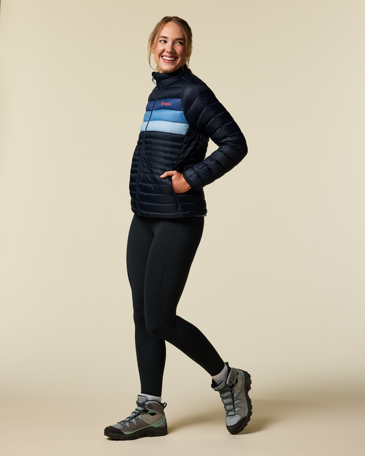 Fuego Down Jacket - Women's - Carbon Stripes - US 7010