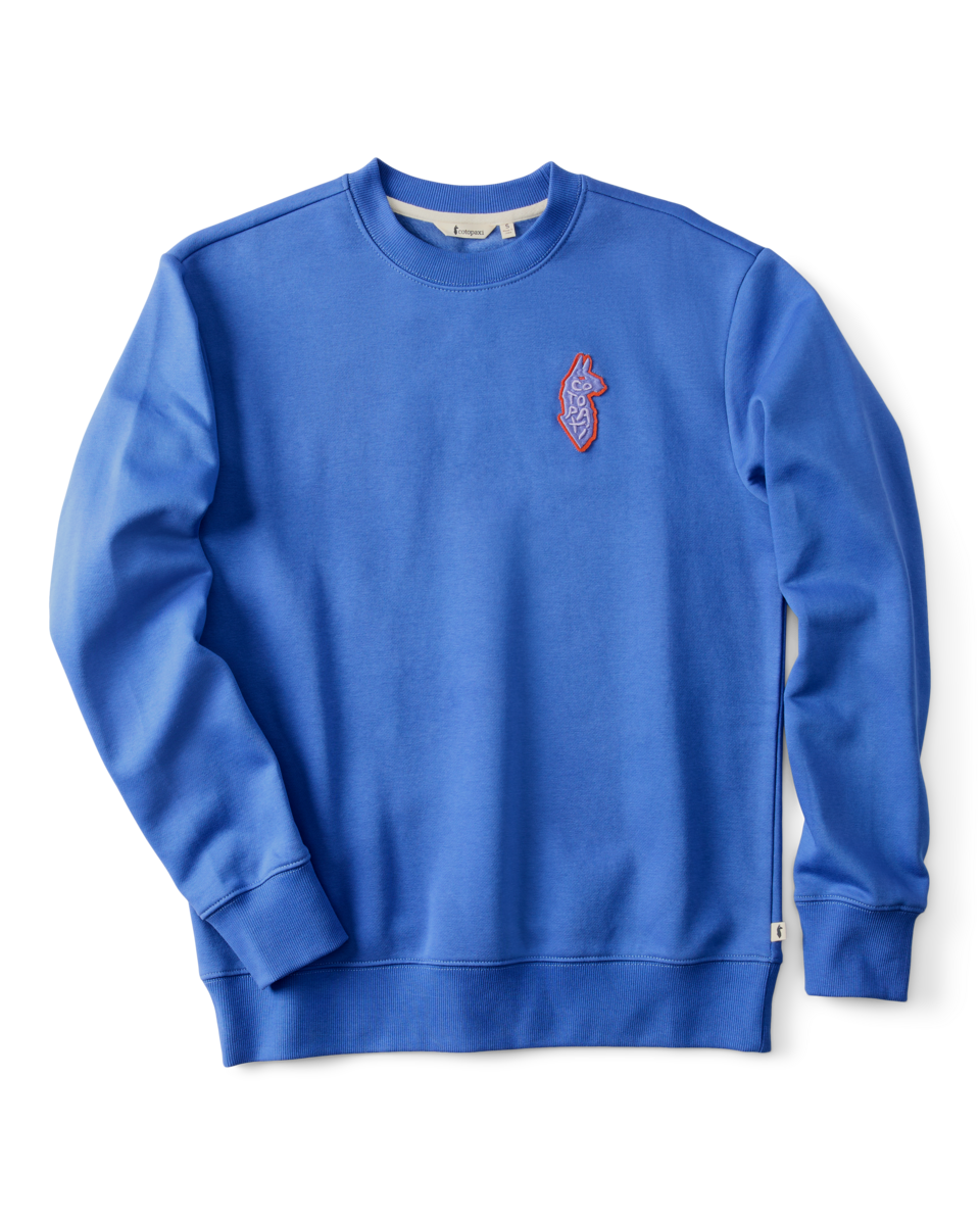 Lava Llama Crew Sweatshirt - Women's - Azure - US 3862