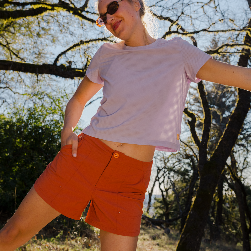 Coraje 4" Tech Short - Women's - Mineral - US 7350