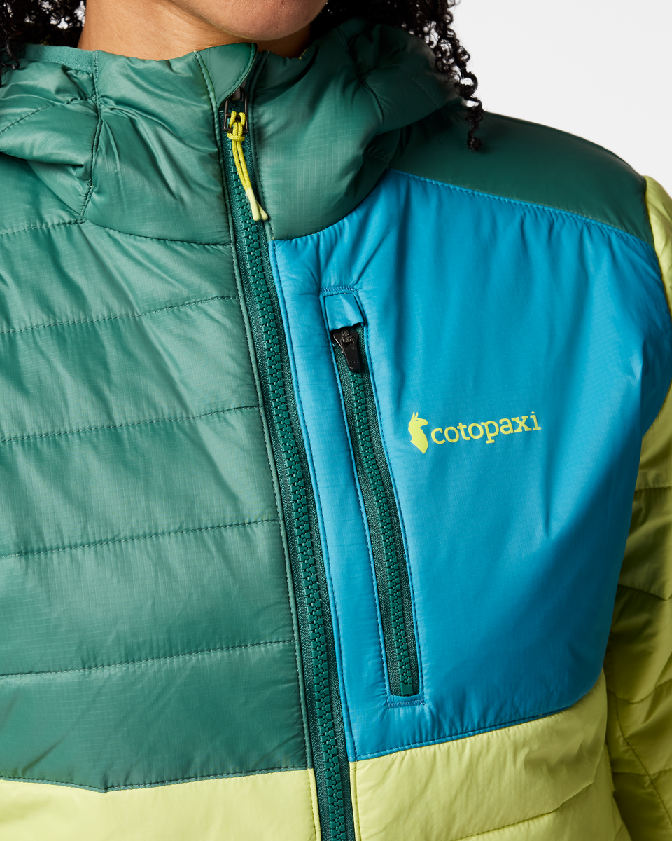 Acodo Insulated Hooded Jacket - Women's - Juniper/Firefly - US 4275
