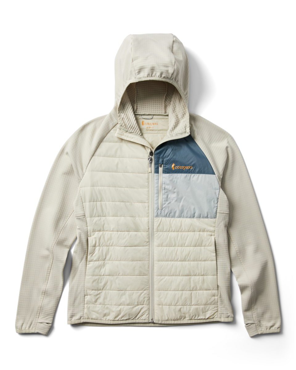 Acodo Hybrid Hooded Jacket - Women's - Chalk/Mineral - US 5545