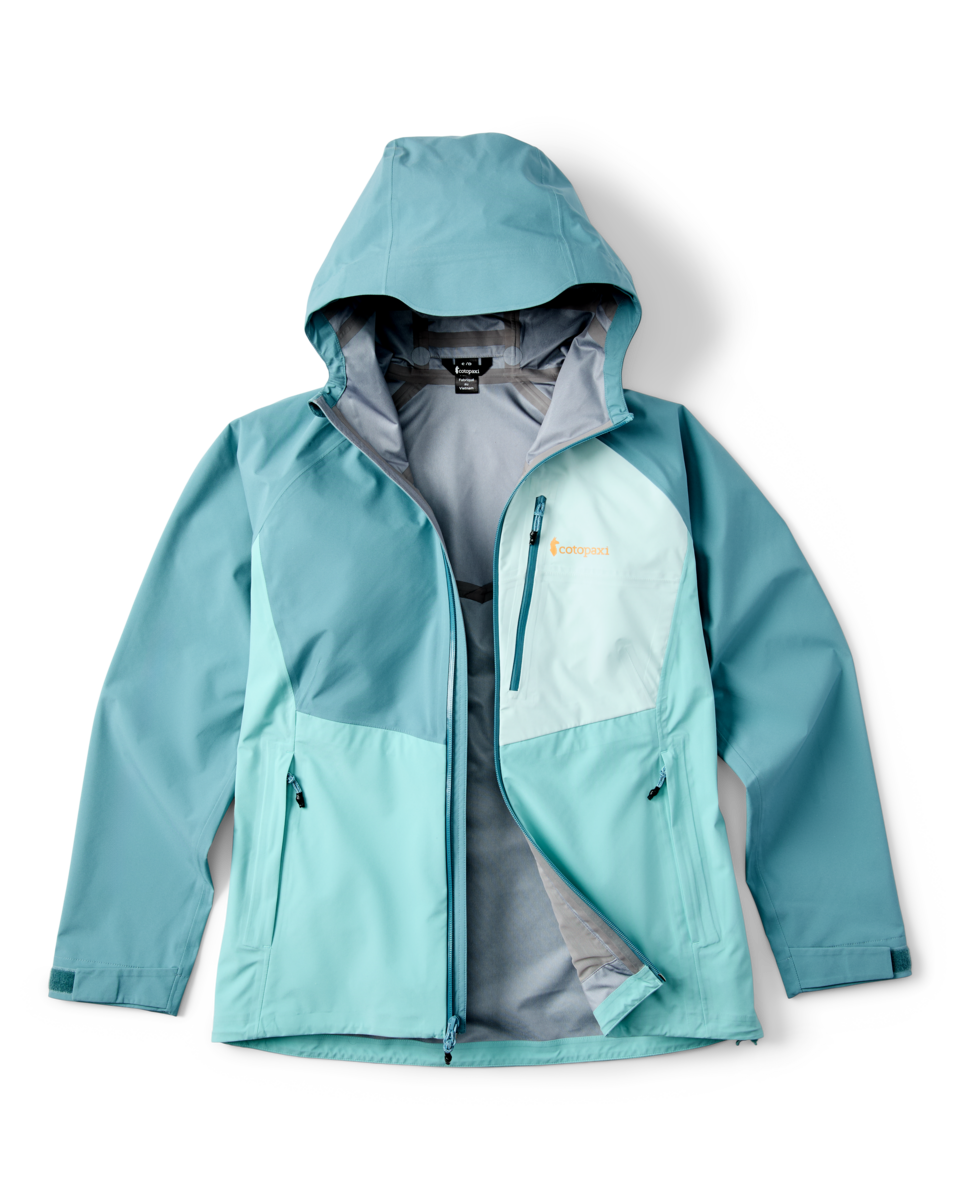 Impermeo 3L Hooded Shell Jacket - Women's - Everglade/Tide Pool - US 1712