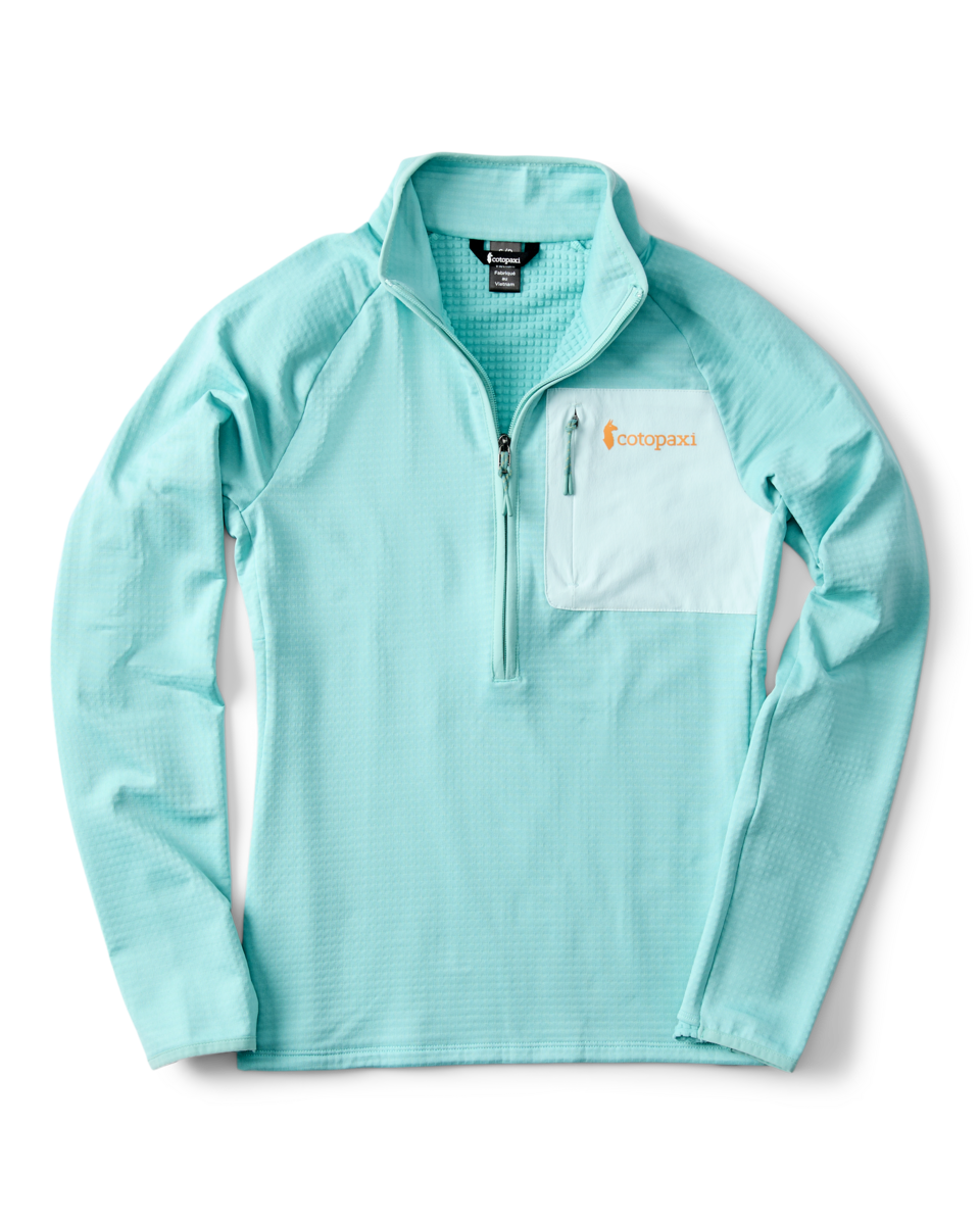 Otero Fleece Half-Zip Pullover - Women's - Tide Pool - US 3565