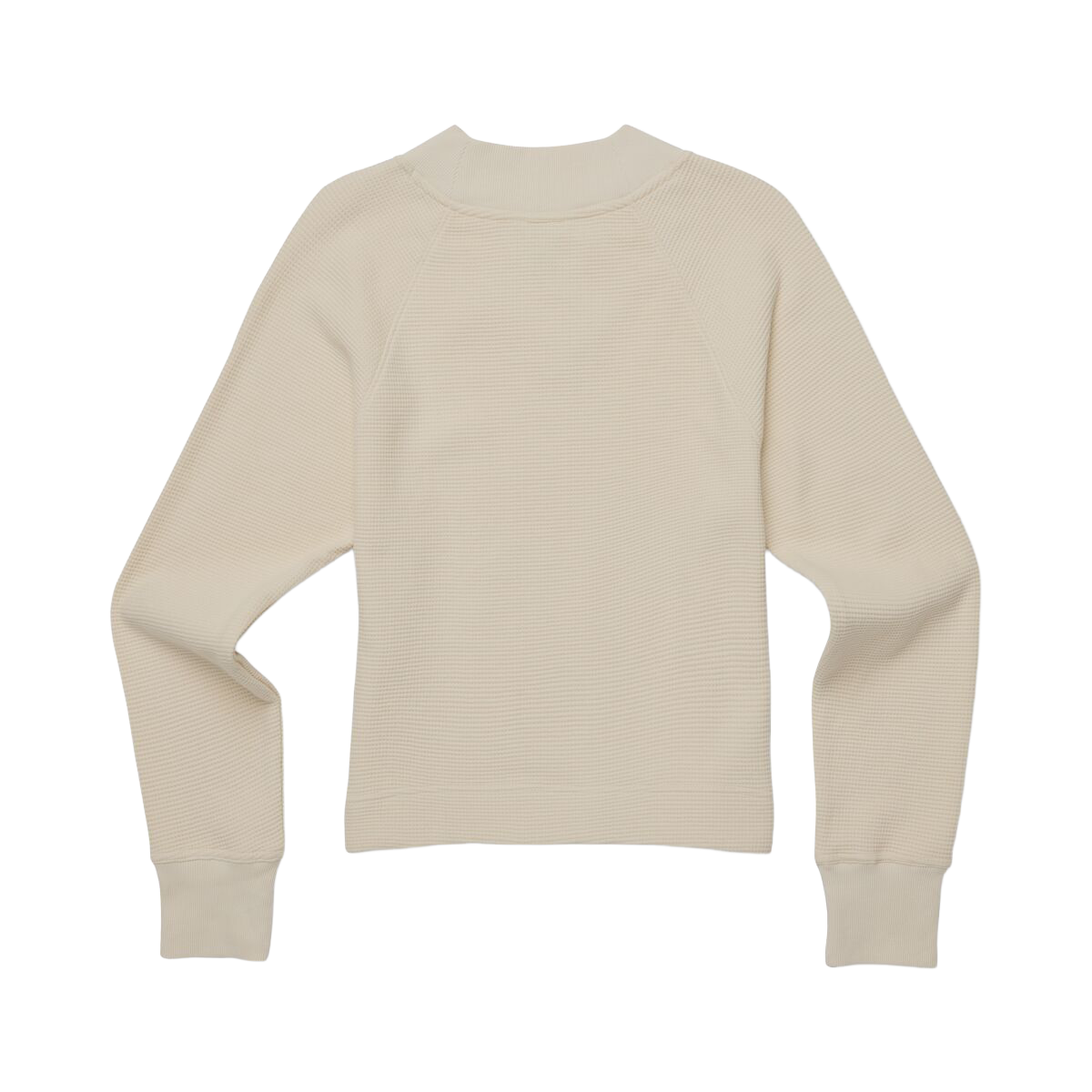 Atajo Long-Sleeve Waffle V-Neck - Women's - Cream - US 3575