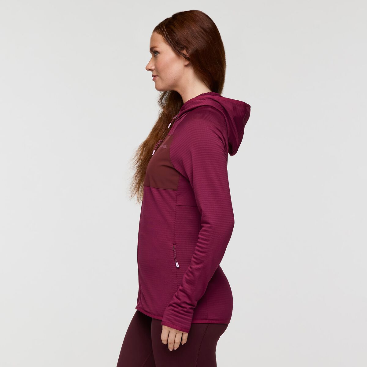 Otero Fleece Full-Zip Hooded Jacket - Women's - Blue Smoke - US 8028