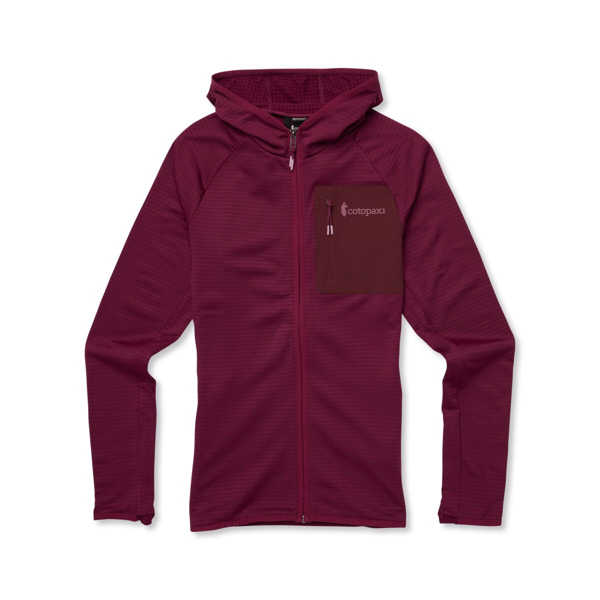 Otero Fleece Full-Zip Hooded Jacket - Women's - Blue Smoke - US 8028