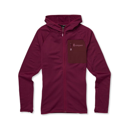 Otero Fleece Full-Zip Hooded Jacket - Women's - Blue Smoke - US 8028