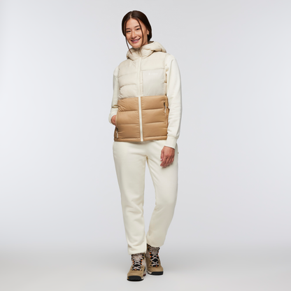 Fuego Max Down Vest - Women's - Cream/Khaki - US 4474
