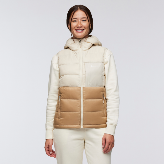 Fuego Max Down Vest - Women's - Cream/Khaki - US 4474