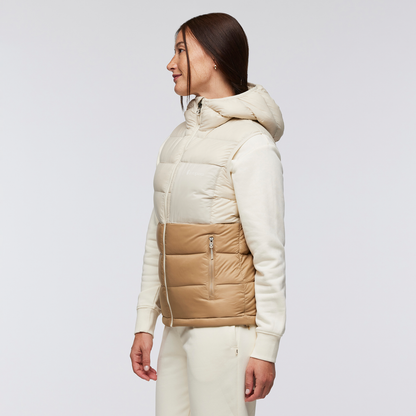 Fuego Max Down Vest - Women's - Cream/Khaki - US 4474