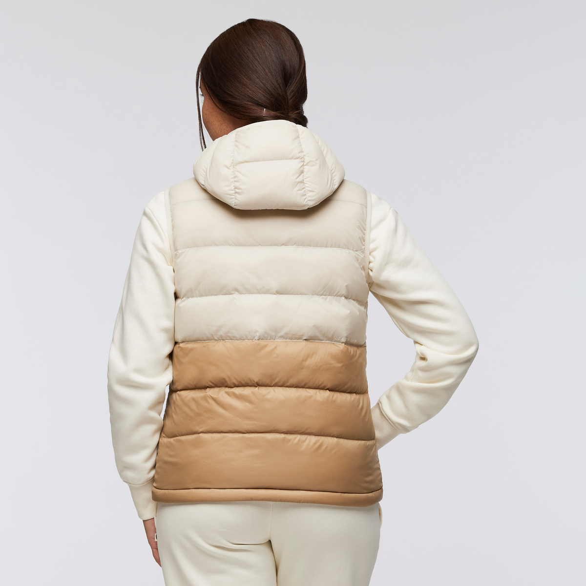 Fuego Max Down Vest - Women's - Cream/Khaki - US 4474