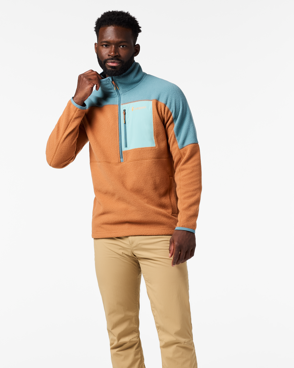 Abrazo Fleece Half-Zip Jacket - Men's - Everglade/Whiskey - US 7480