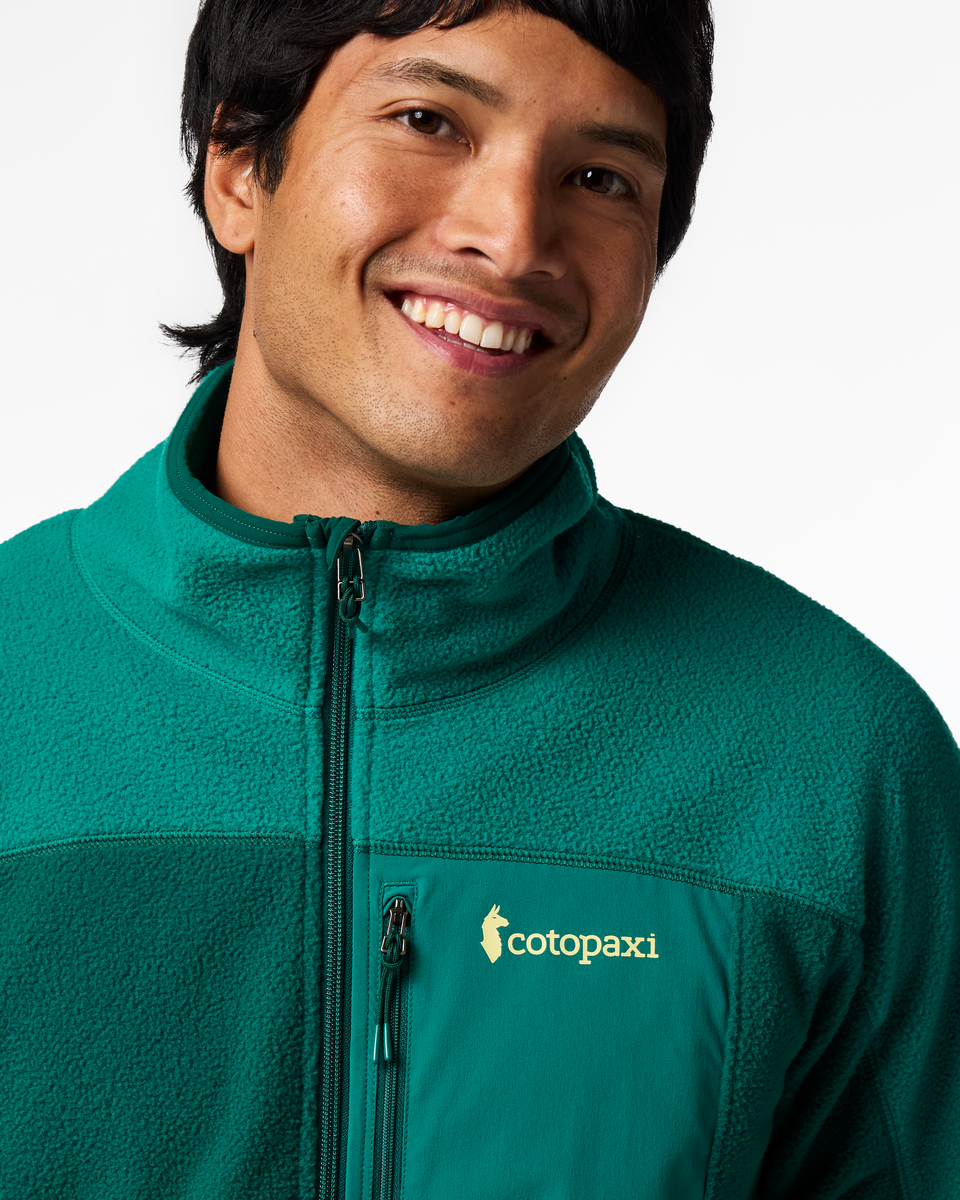 Abrazo Fleece Half-Zip Jacket - Men's - Malachite/Kale - US 5790