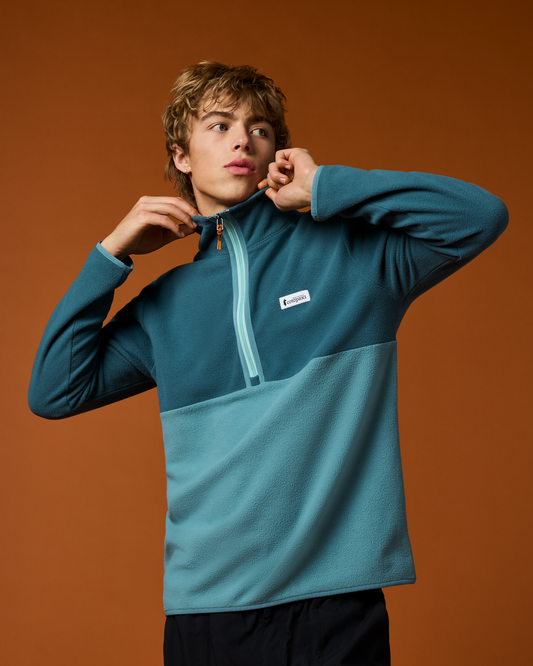 Amado Fleece Pullover - Men's - Ocean/Everglade - US 5372