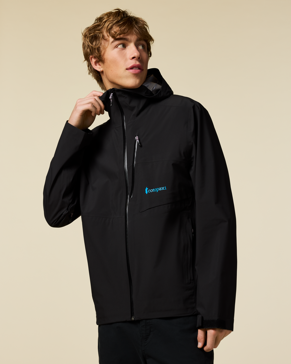 Impermeo 3L Hooded Shell Jacket - Men's - Cotopaxi Black - US 9923