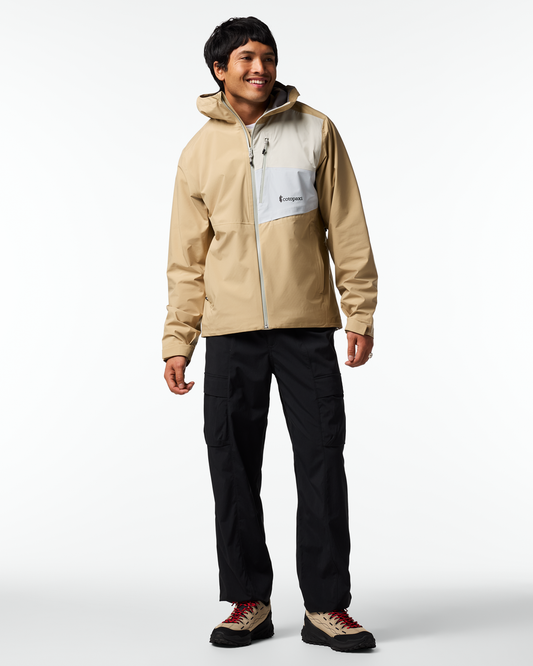 Impermeo 3L Hooded Shell Jacket - Men's - Khaki - US 8657
