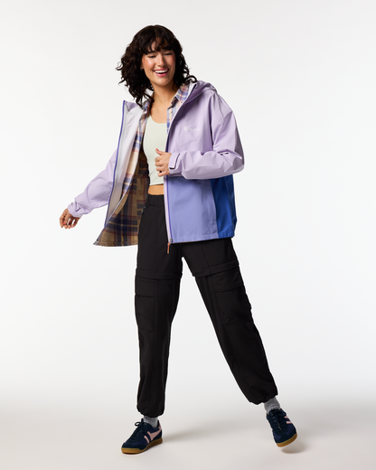 Cielo Rain Jacket - Women's - Moonbeam/Aster - US 7764