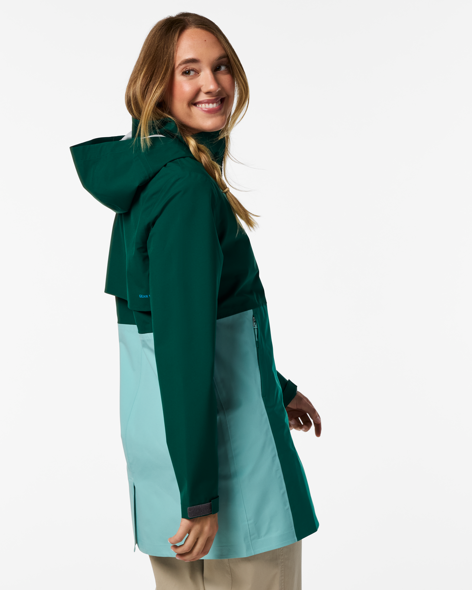 Cielo Rain Trench - Women's - Kale/Malachite - US 3013