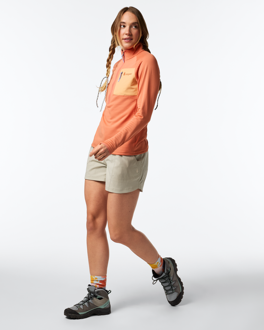 Otero Fleece Half-Zip Pullover - Women's - Grapefruit - US 8184