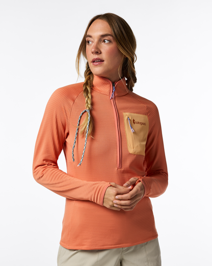Otero Fleece Half-Zip Pullover - Women's - Grapefruit - US 8184