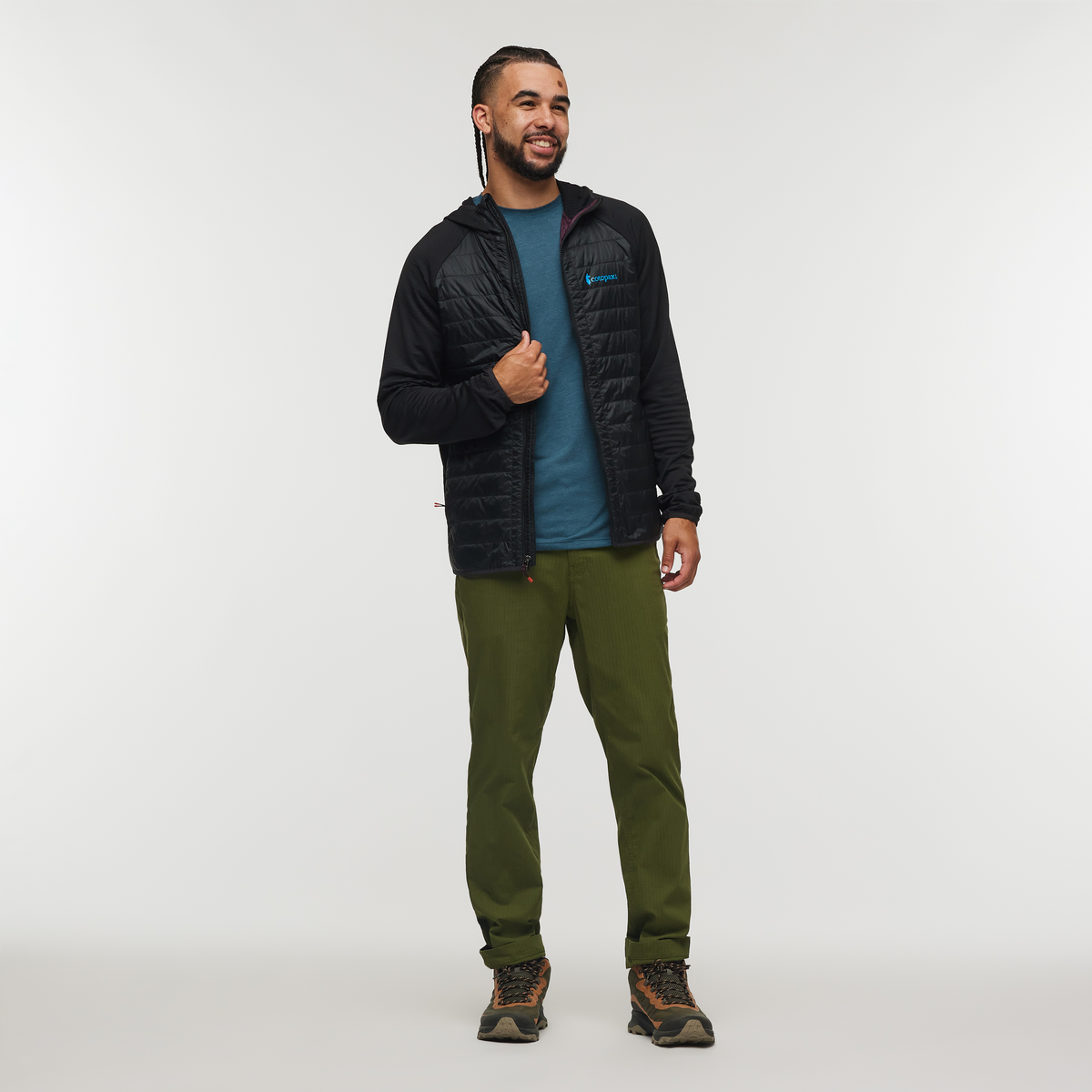 Capa Hybrid Insulated Hooded Jacket - Men's - Cotopaxi Black - US 2936