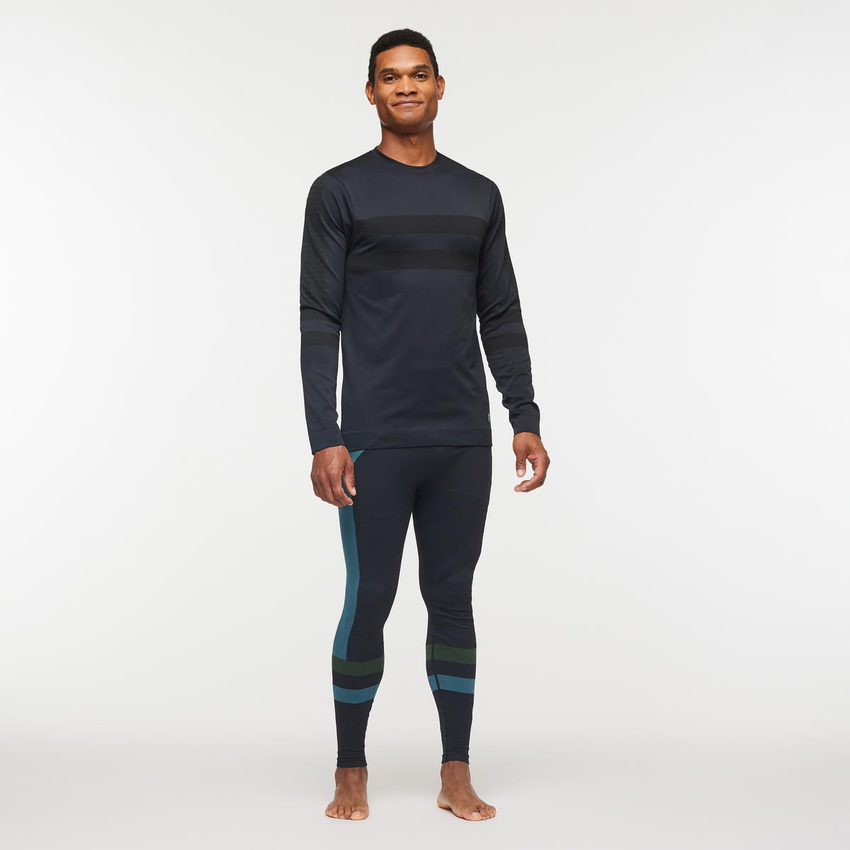 Debajo Seamless Baselayer Crew - Men's - Cotopaxi Black - US 9174