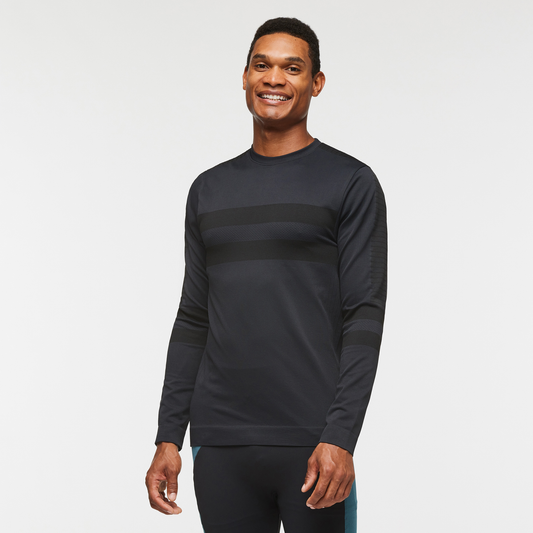 Debajo Seamless Baselayer Crew - Men's - Cotopaxi Black - US 9174