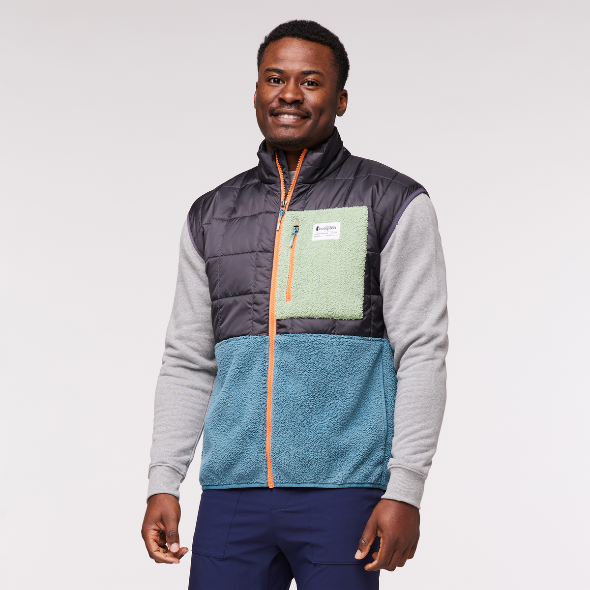 Trico Hybrid Vest - Men's - Graphite/Blue Spruce - US 4873