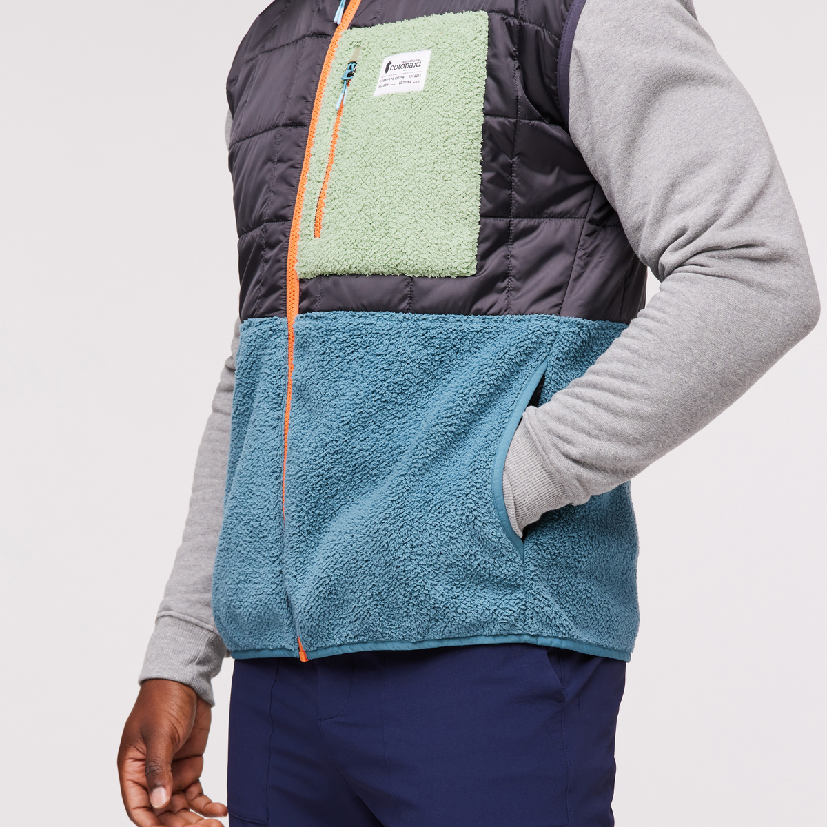Trico Hybrid Vest - Men's - Graphite/Blue Spruce - US 4873