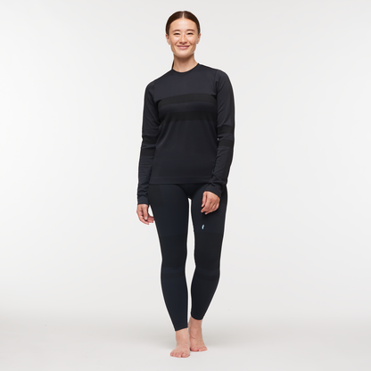 Debajo Seamless Baselayer Crew - Women's - Cotopaxi Black - US 1334