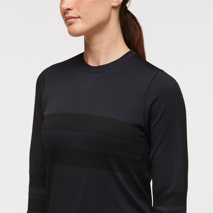 Debajo Seamless Baselayer Crew - Women's - Cotopaxi Black - US 1334