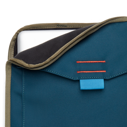 16" Laptop Sleeve - Cada Día - Abyss/Lake - US 2905