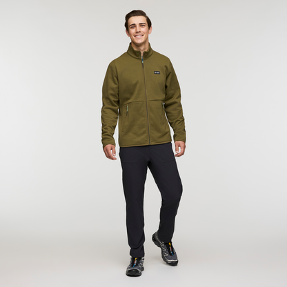 Envo Fleece Full-Zip Jacket - Men's - Heather Live Oak - US 4482