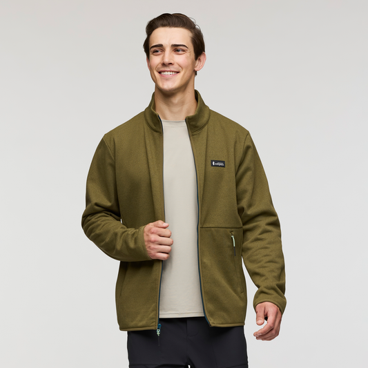 Envo Fleece Full-Zip Jacket - Men's - Heather Live Oak - US 4482