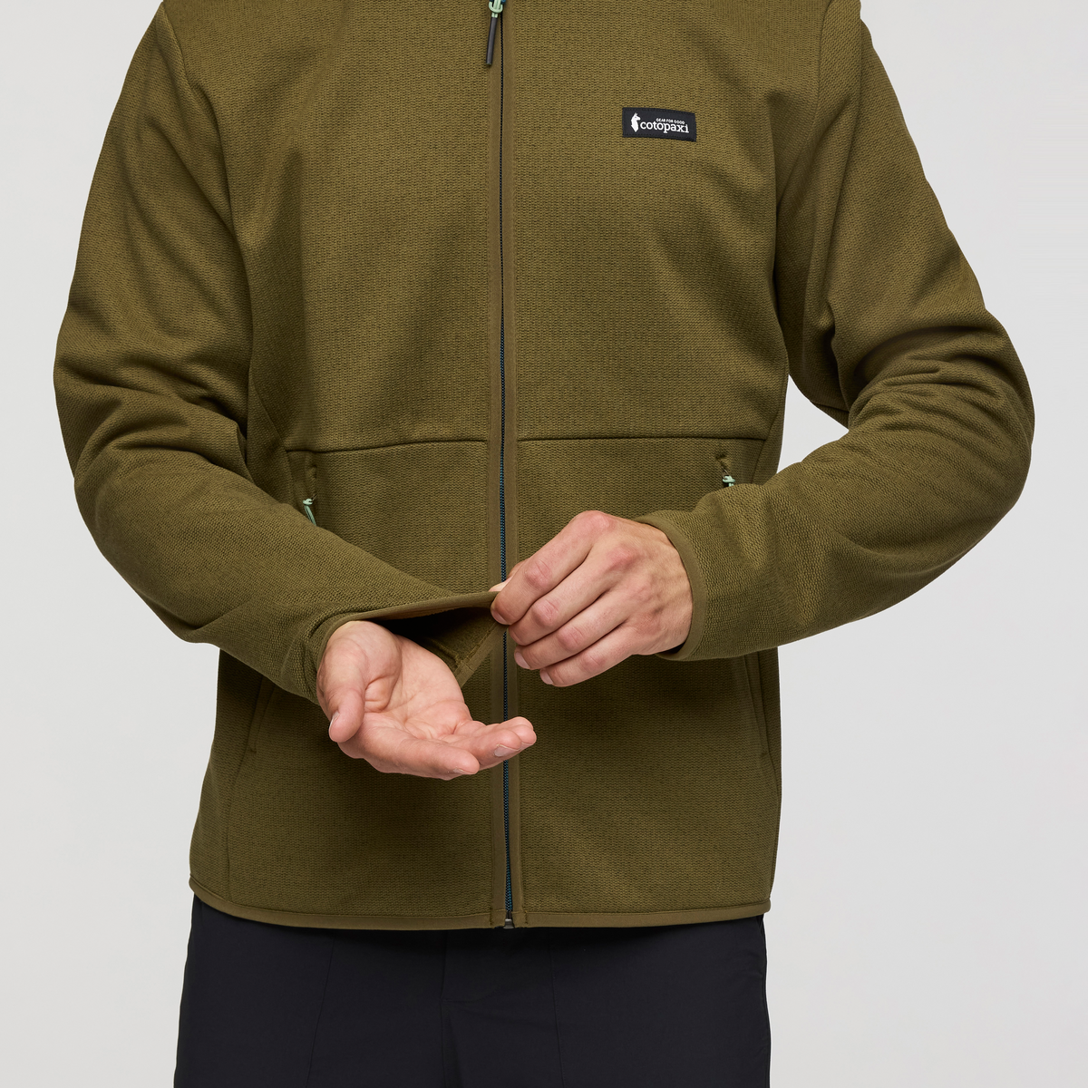 Envo Fleece Full-Zip Jacket - Men's - Heather Live Oak - US 4482