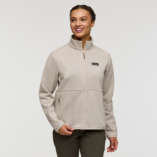 Envo Fleece Full-Zip Jacket - Women's - Heather Cream - US 8852