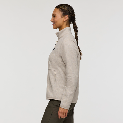 Envo Fleece Full-Zip Jacket - Women's - Heather Cream - US 8852