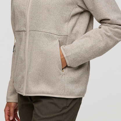 Envo Fleece Full-Zip Jacket - Women's - Heather Cream - US 8852
