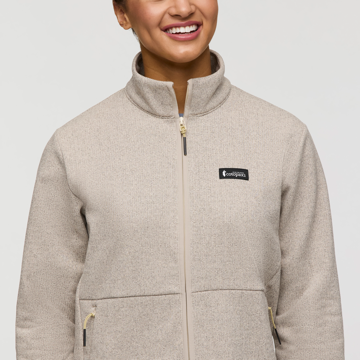Envo Fleece Full-Zip Jacket - Women's - Heather Cream - US 8852
