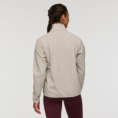 Envo Fleece Quarter-Zip Pullover - Women's - Heather Cream - US 7217